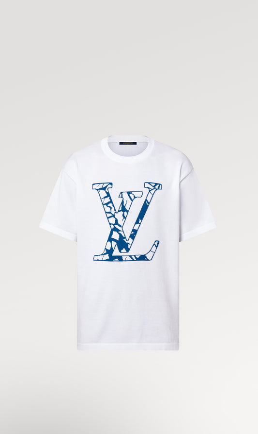 Louis Vuitton Short Sleeved Cotton Crewneck Milk T-Shirt ‘WHITE’