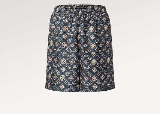 Louis Vuitton Monogram Silk Short 'PETROLE'