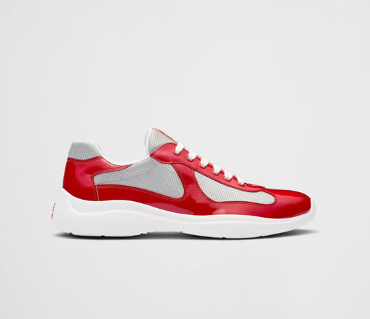 Prada America’s Cup Sneakers ‘RED/SLIVER’