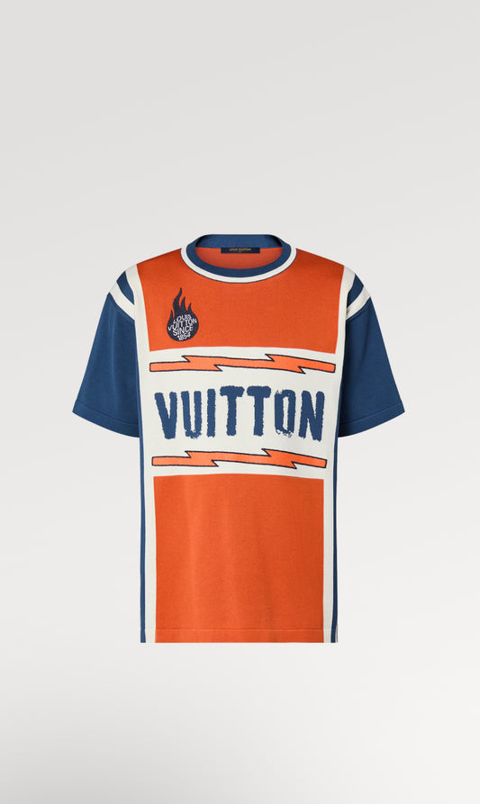 Louis Vuitton Short Sleeved Cotton T-Shirt Flame ‘ORANGE’
