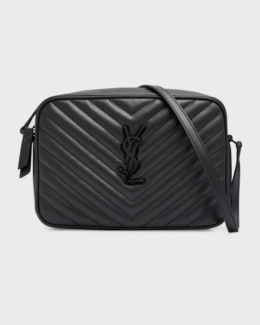 Saint Laurent Lou Camera Bag In Quilted Leather ‘BLACK’