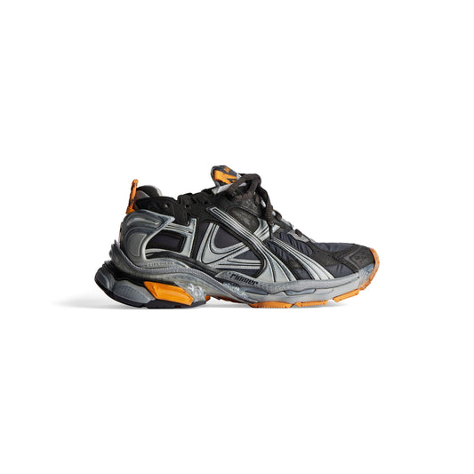 Balenciaga Runner Sneakers 'BLACK GREY NEON ORANGE'