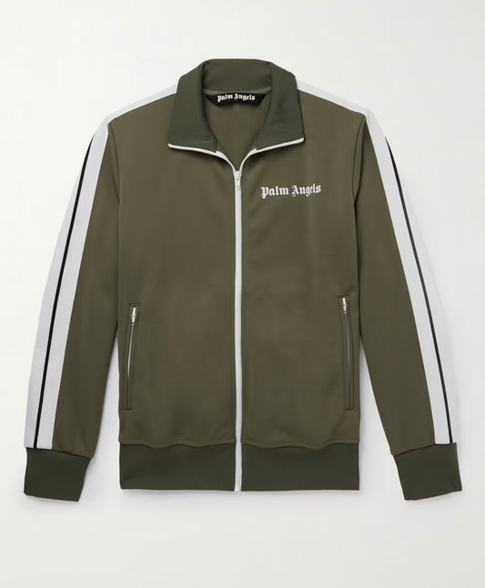 Palm Angels Track Jacket ‘MILITARY GREEN’
